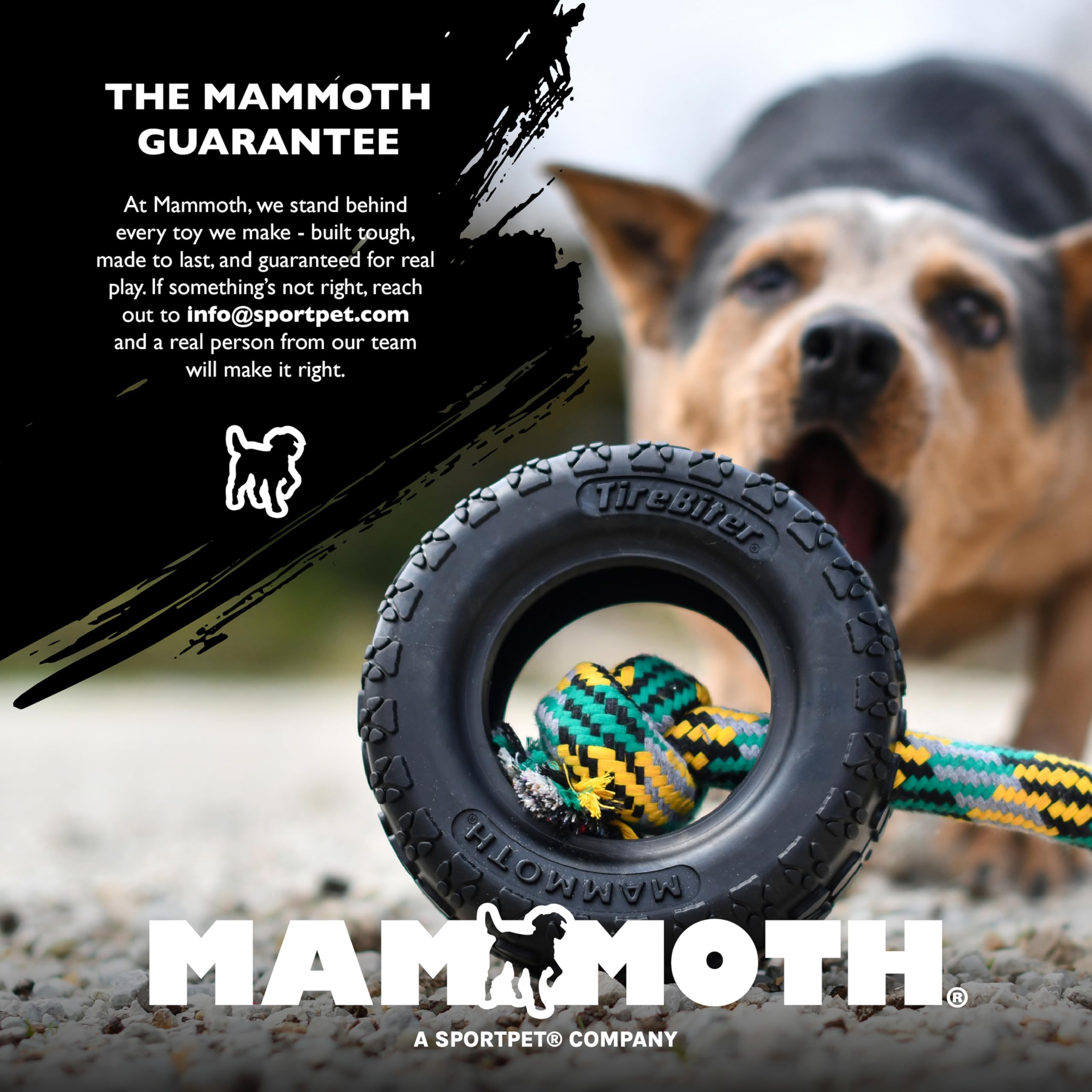 Bola Chew King Mammoth ideal para paseos nocturnos y juegos al aire libre