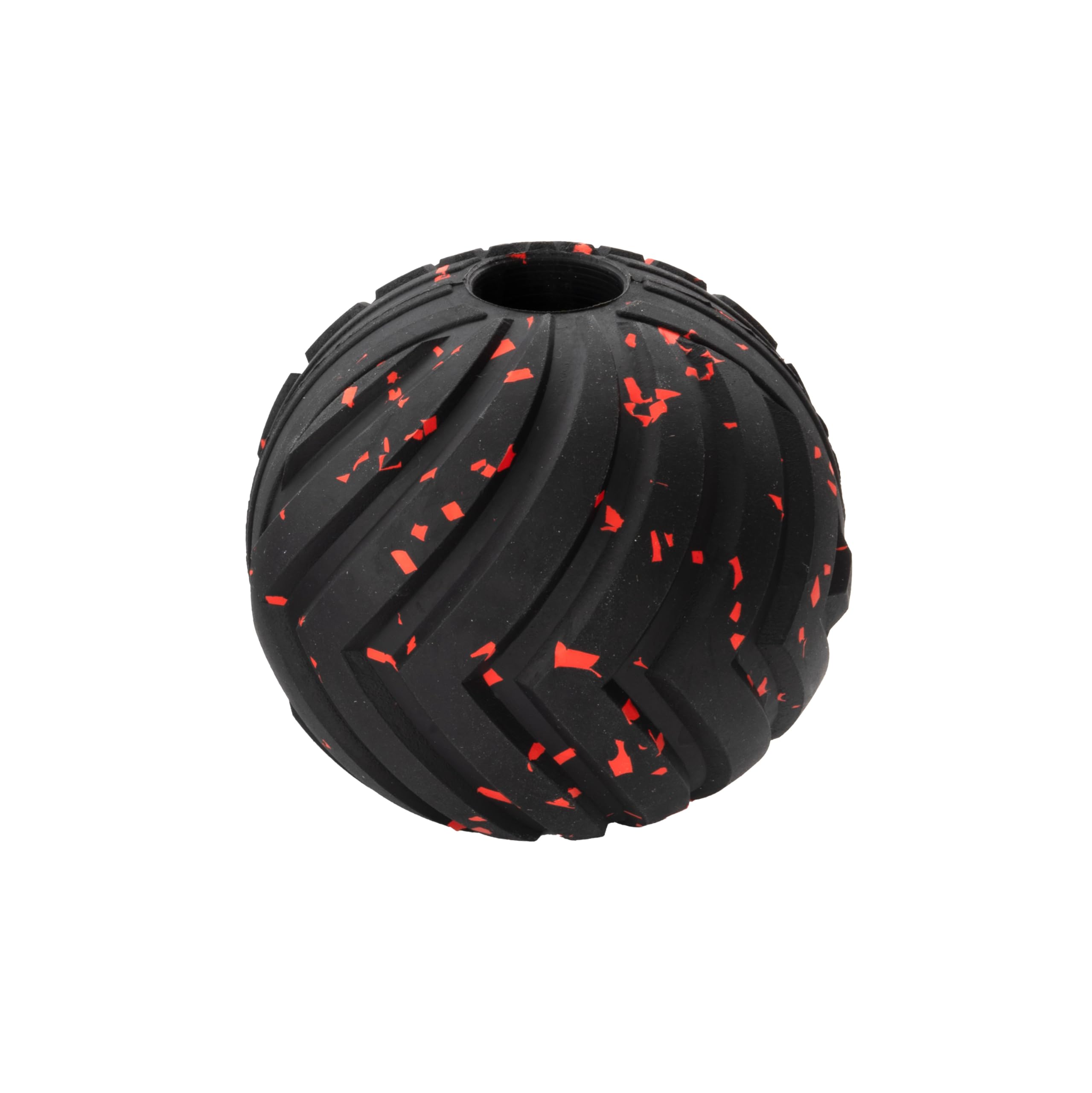 Chew King Supreme bola de goma 4 pulgadas, duradera para perros grandes y masticadores.