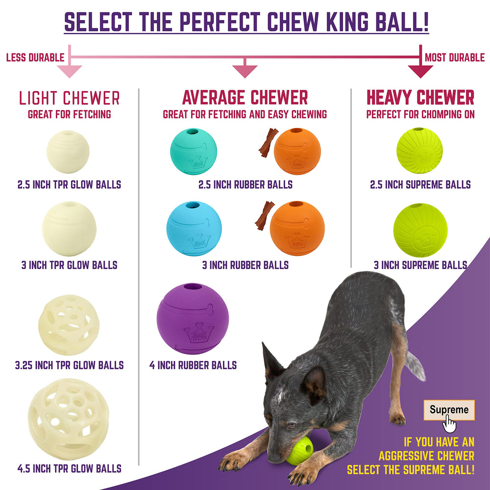 Chew King Supreme: balón de alto rebote, ideal para sesiones cortas de juego