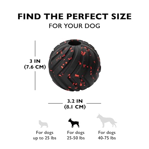 Chew King Supreme: superficie de goma de alta densidad para mordedores pesados y juego prolongado.