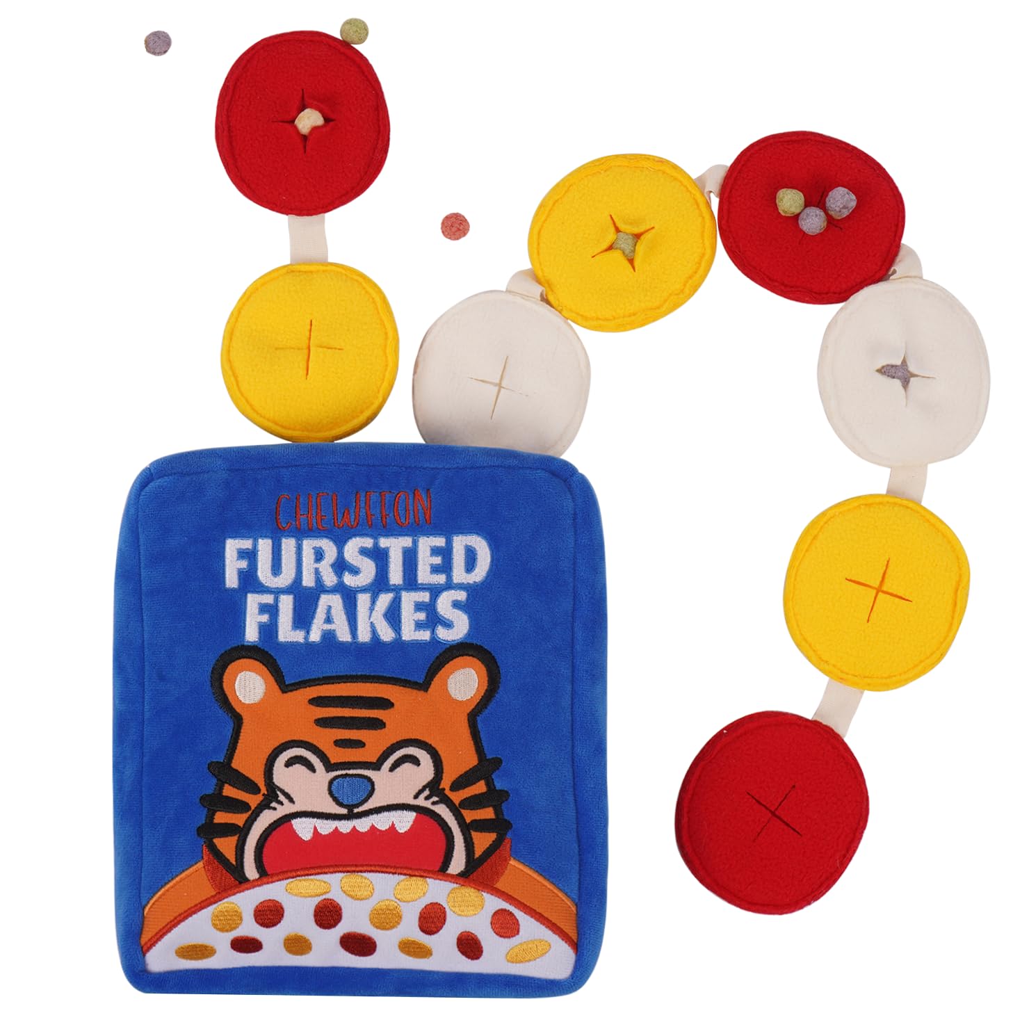CHEWFFON Juguete interactivo: rompecabezas de búsqueda olfativa para estimular la mente del perro.