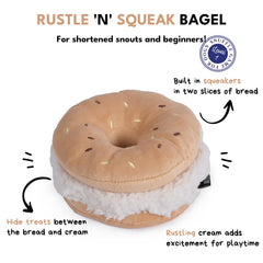 CHEWFFON, rosquilla con sonido chirriante interno para perros.