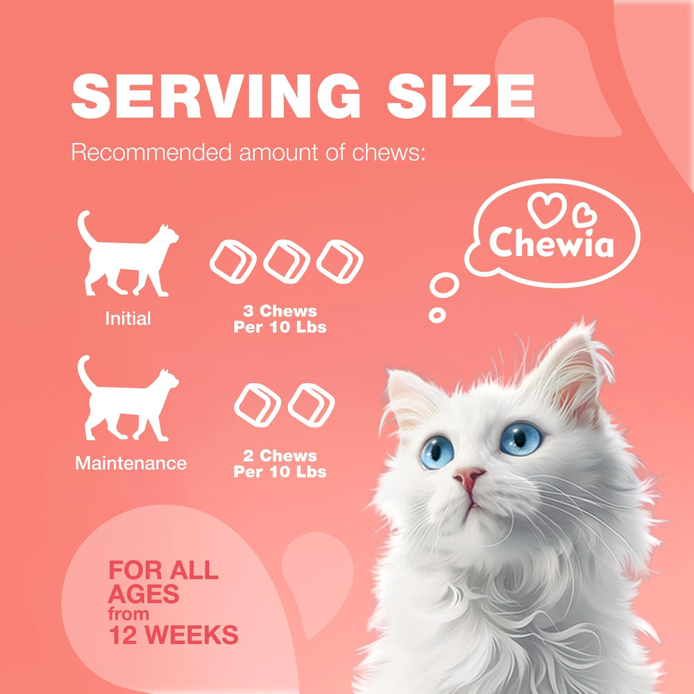 Envase CHEWIA para dosificación diaria fácil de usar.