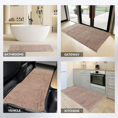 ChgLiPets alfombra perro chenille absorbcion alta para salpicaduras y suciedad.