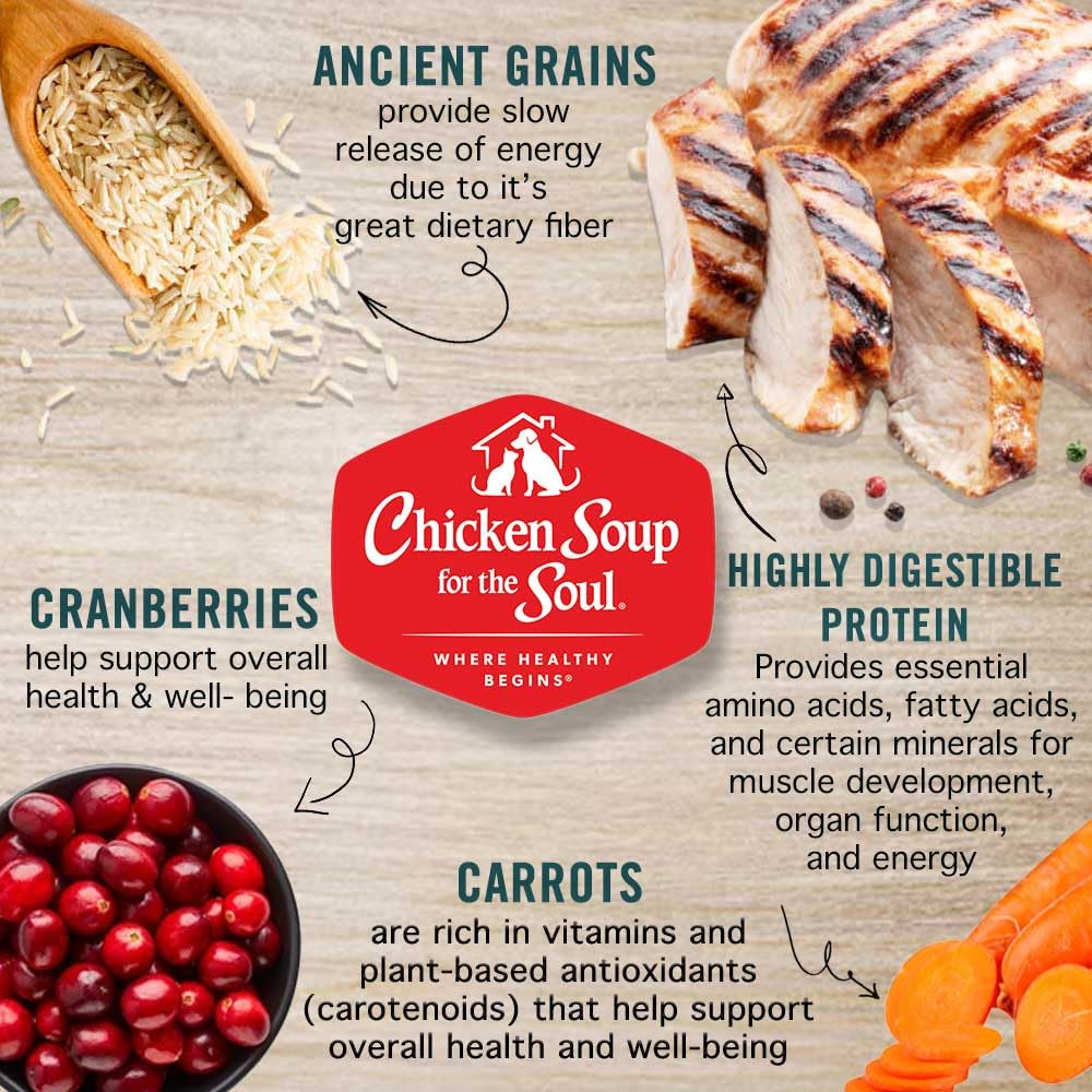 Chicken Soup for the Soul: sin subproductos, sin colorantes ni conservantes artificiales.