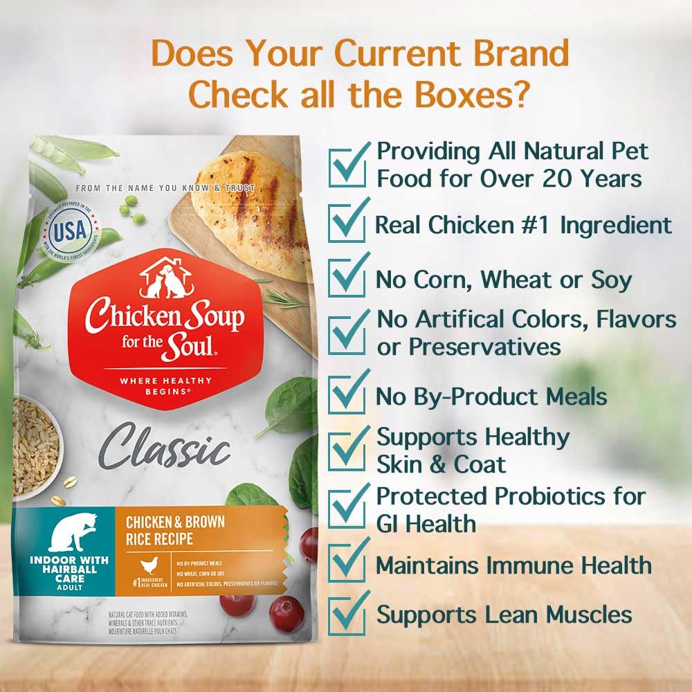 Chicken Soup para Gato: ingrediente principal pollo real para nutrición de calidad.