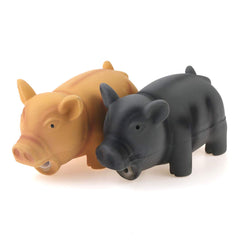 CHIWAVA: juguete en forma de puerco de látex para mordidas seguras y duraderas.