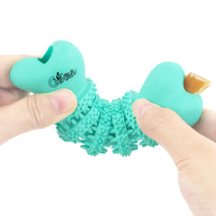 CHIWAVA juguete dental para perros pequeños, muestra cavidad para colocar comida y aumentar interés.