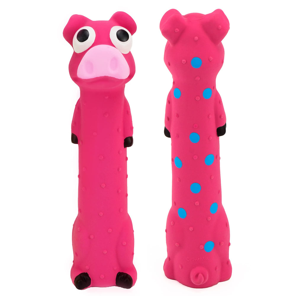 CHIWAVA juguete para perros medianos, látex, 9 pulgadas, divertido y versátil.