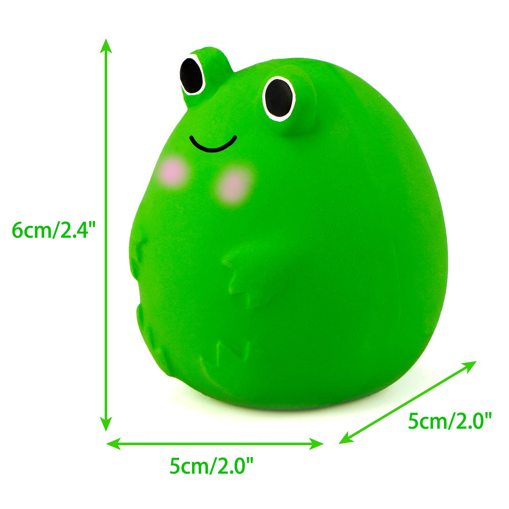 CHIWAVA juguete de látex en forma de rana con chirriido, opción para juegos de buscar