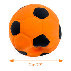CHIWAVA, pelota de futbol de latex para perros medianos, perfecta para lanzar.