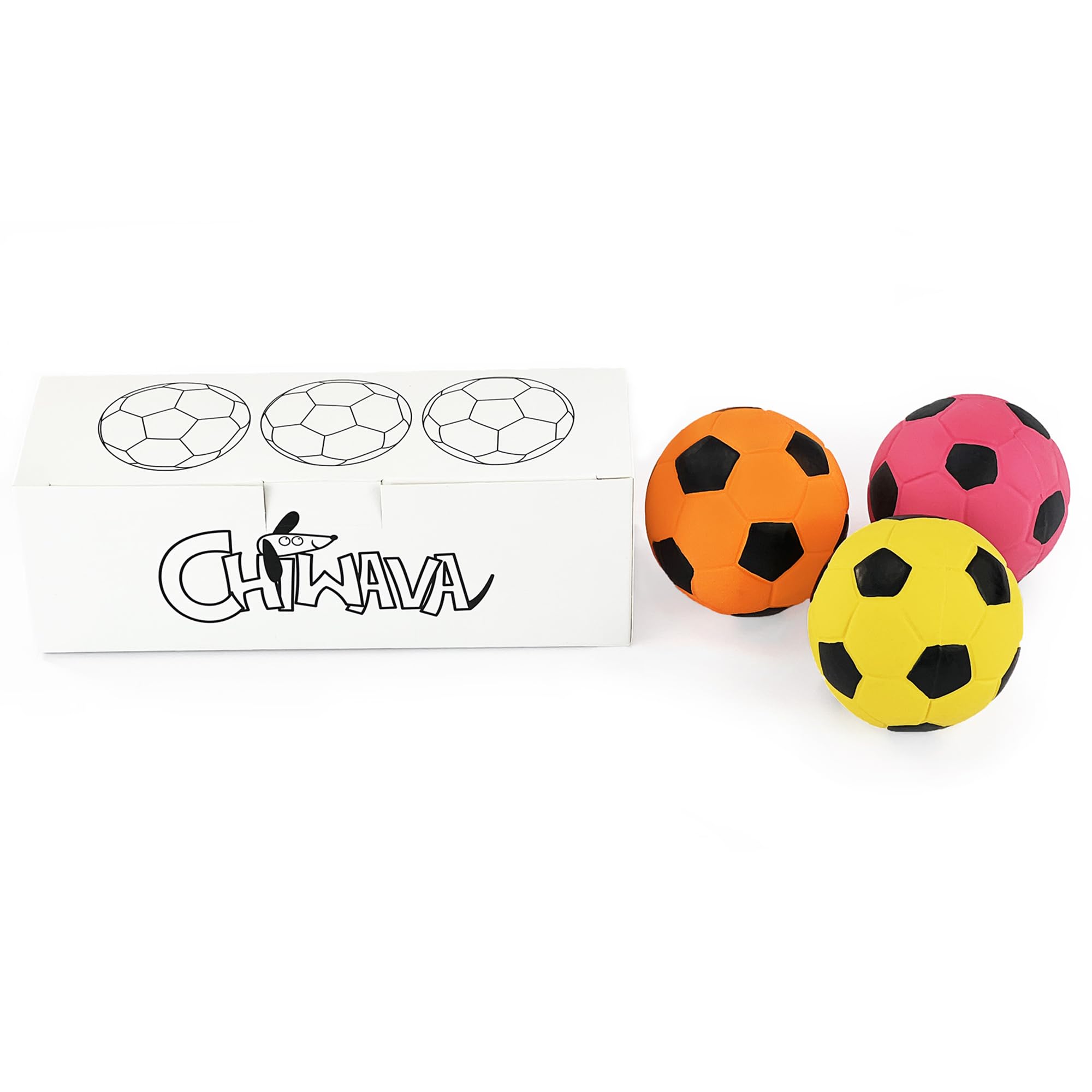 CHIWAVA, pelota interactiva de latex, mantiene la atención del perro.