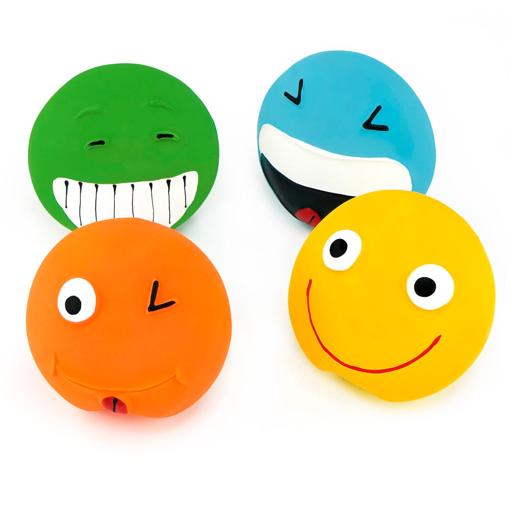 CHIWAVA pelotas de látex 3,2'' con cara gris para juego suave y seguro.