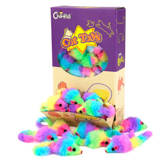 CHIWAVA ratón peluche arcoíris 1.8 pulgadas para juego activo