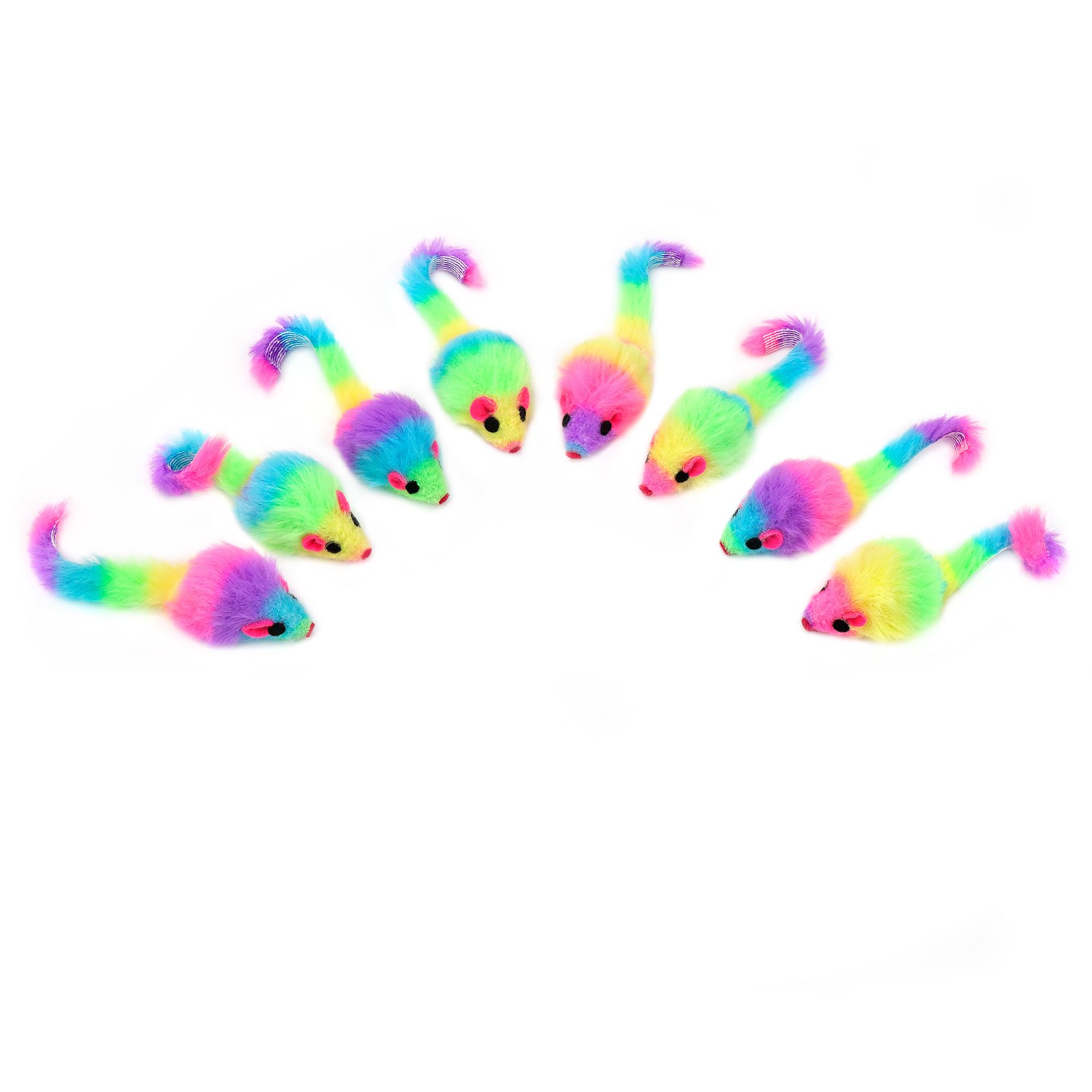 CHIWAVA set de ratones arcoíris para juego en casa