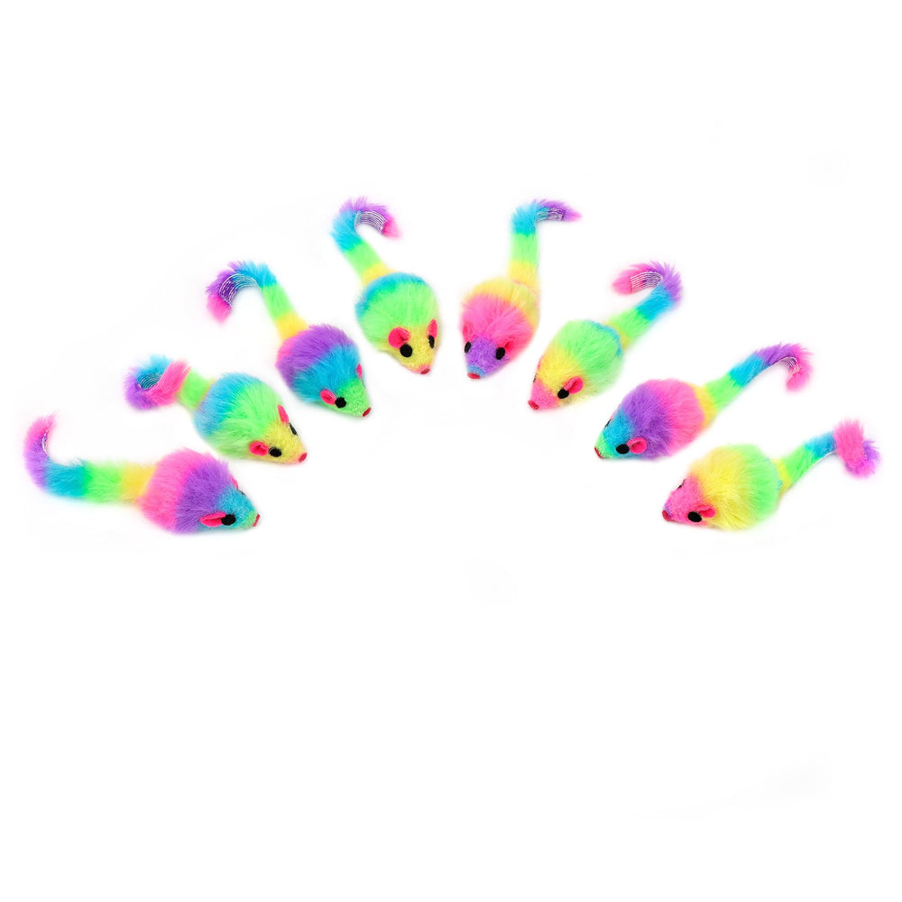CHIWAVA set de ratones arcoíris para juego en casa