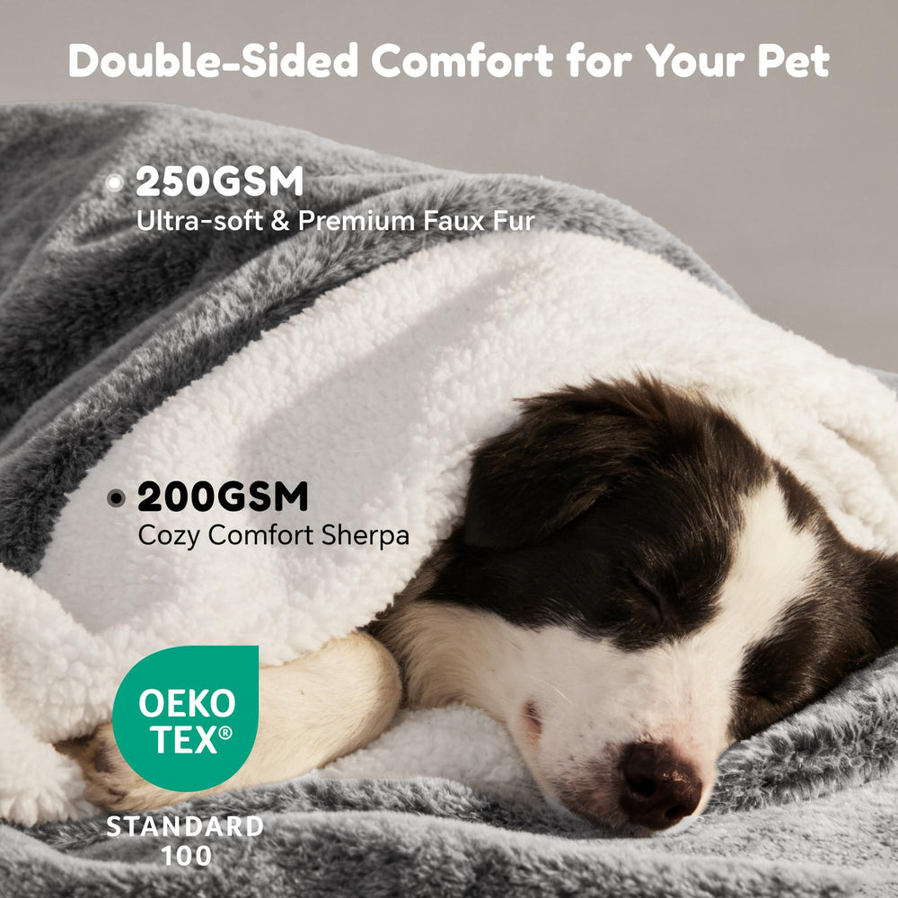 ChiXnuggle manta Sherpa pelo artificial, tacto suave para el descanso cómodo del perro.