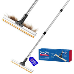 ChomChom rastrillo para alfombras con dientes de cobre y pelos incrustados.