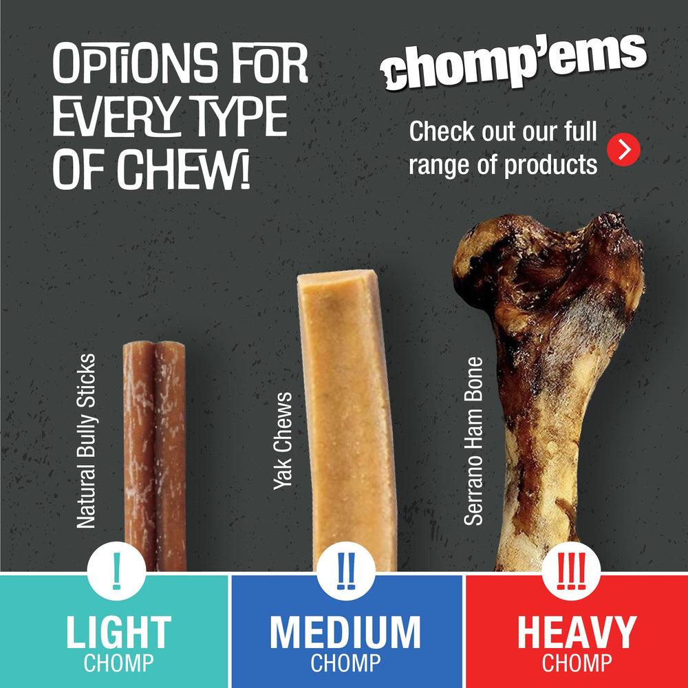 CHOMP'EMS brochetas-pato, probado en laboratorio para seguridad.