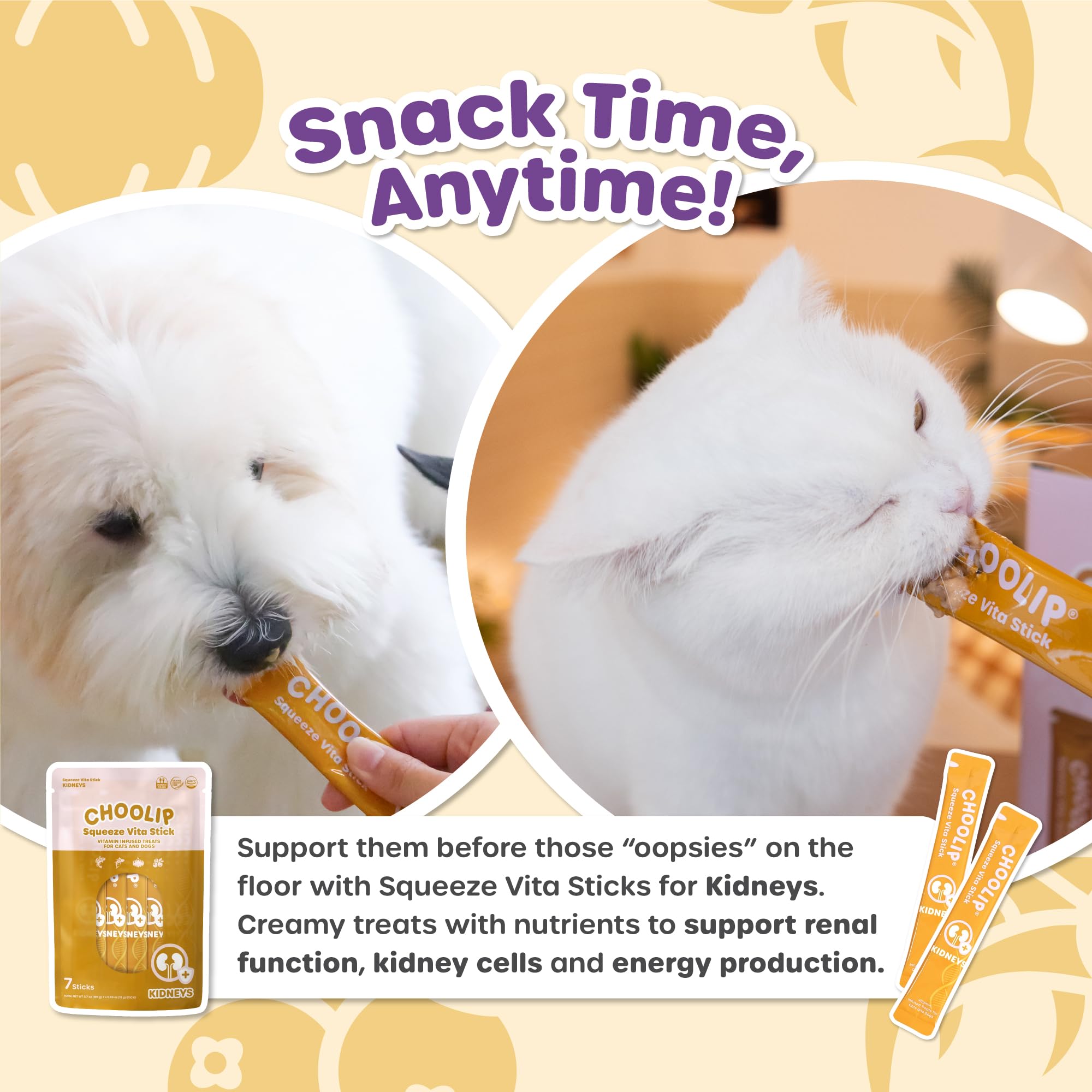 Choolip Squeeze Vita Stick soporte renal, posible beneficio