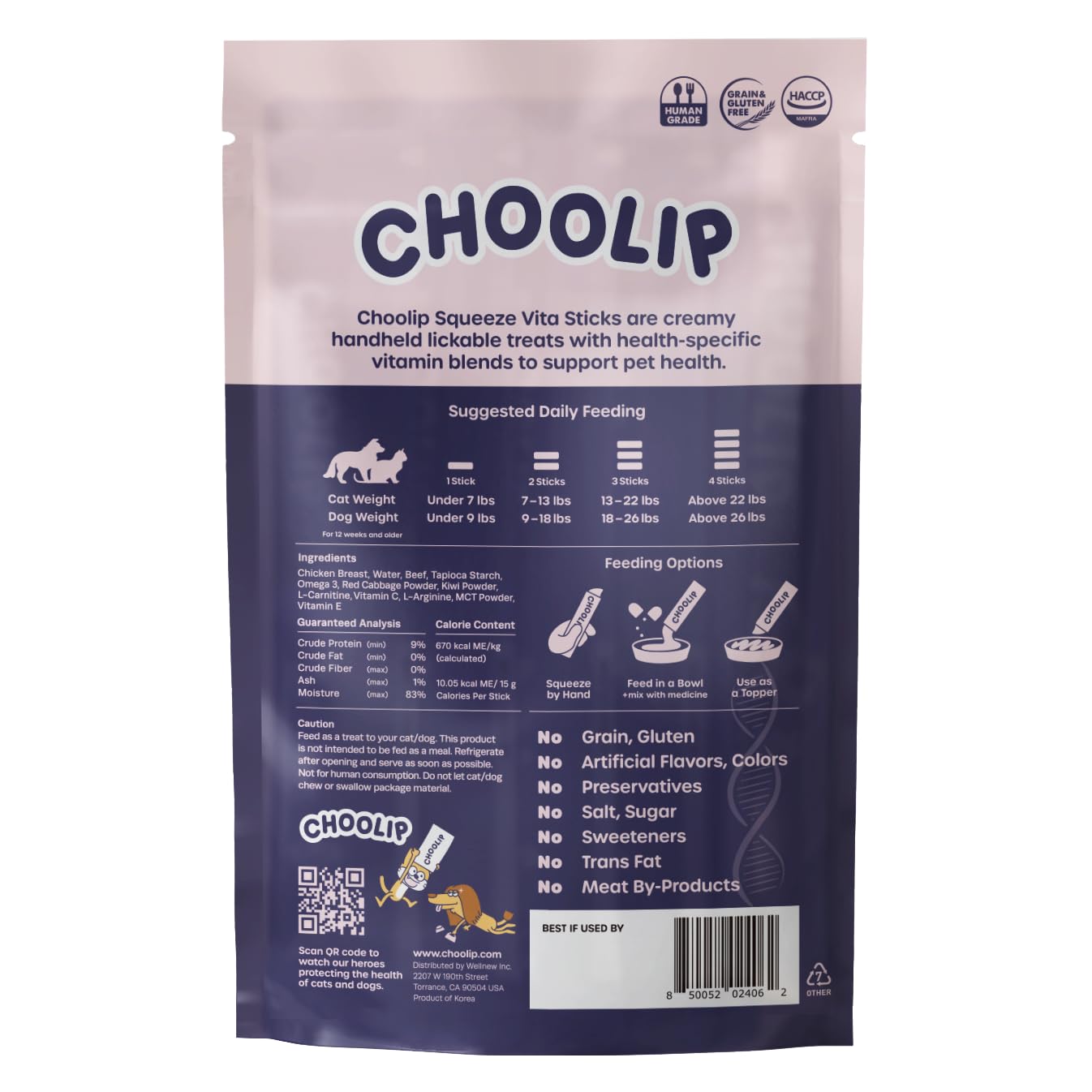 Choolip Squeeze Vita Stick, uso diario para apoyar la experiencia de comer.
