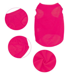 Camiseta sin mangas de Choyaxo en rojo para mascotas, añade color a salidas.
