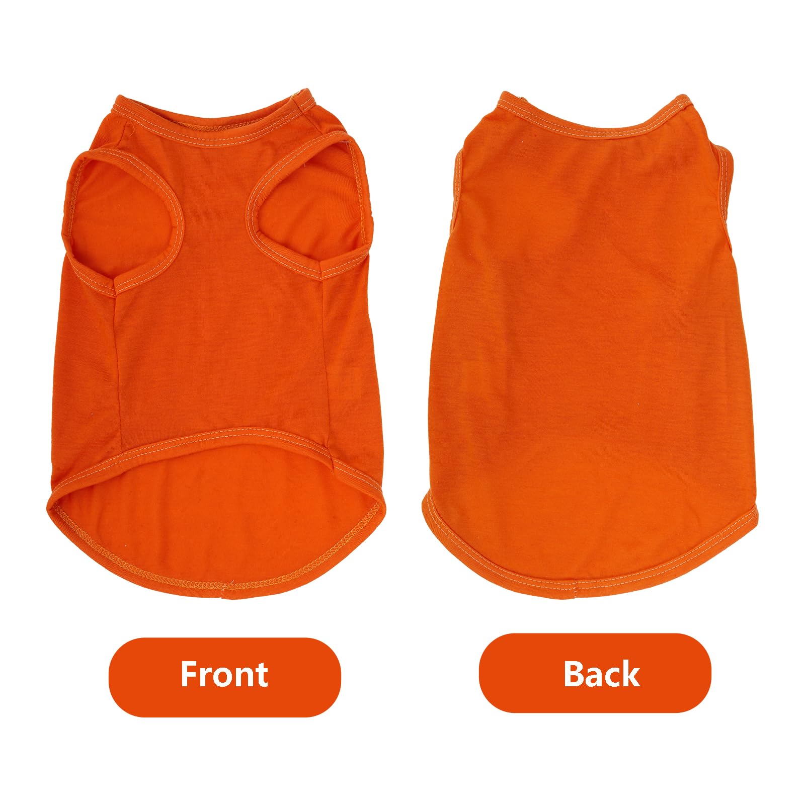 Conjunto de 4 camisetas choyaxo para mascotas, variedad de colores para looks.