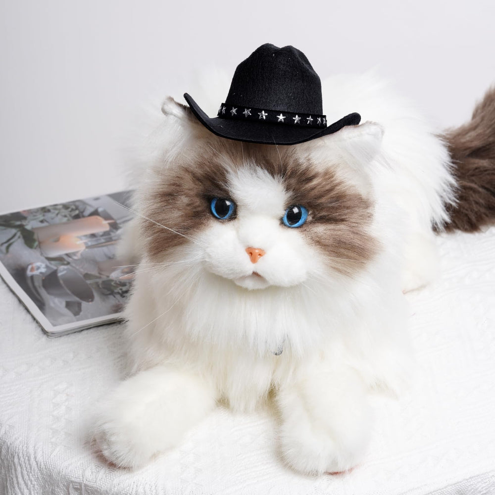Mascota con sombrero vaquero choyaxo en fiesta temática