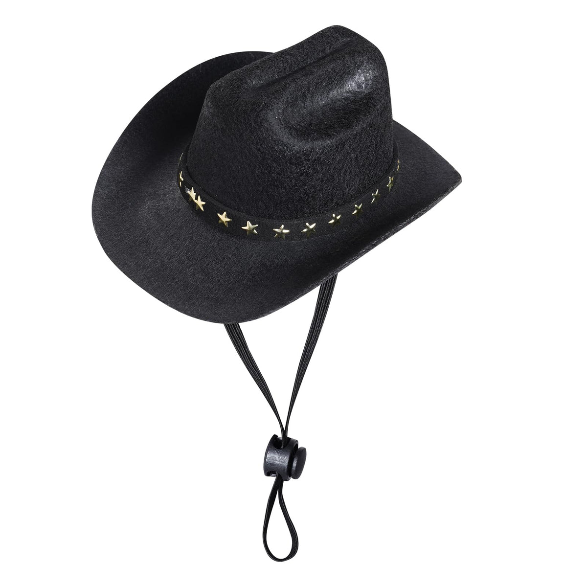 Choyaxo sombrero vaquero negro para mascota, perfecto para fotos divertidas