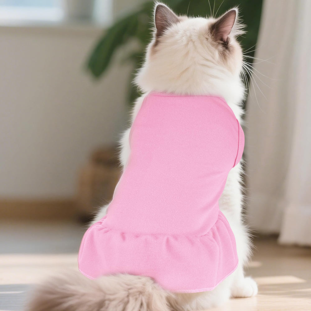 Vestido para perro sin mangas de Choyaxo en azul: transpirable para verano.