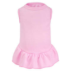 Vestido para perro sin mangas de Choyaxo en rosa: cómodo y perfecto para verano.