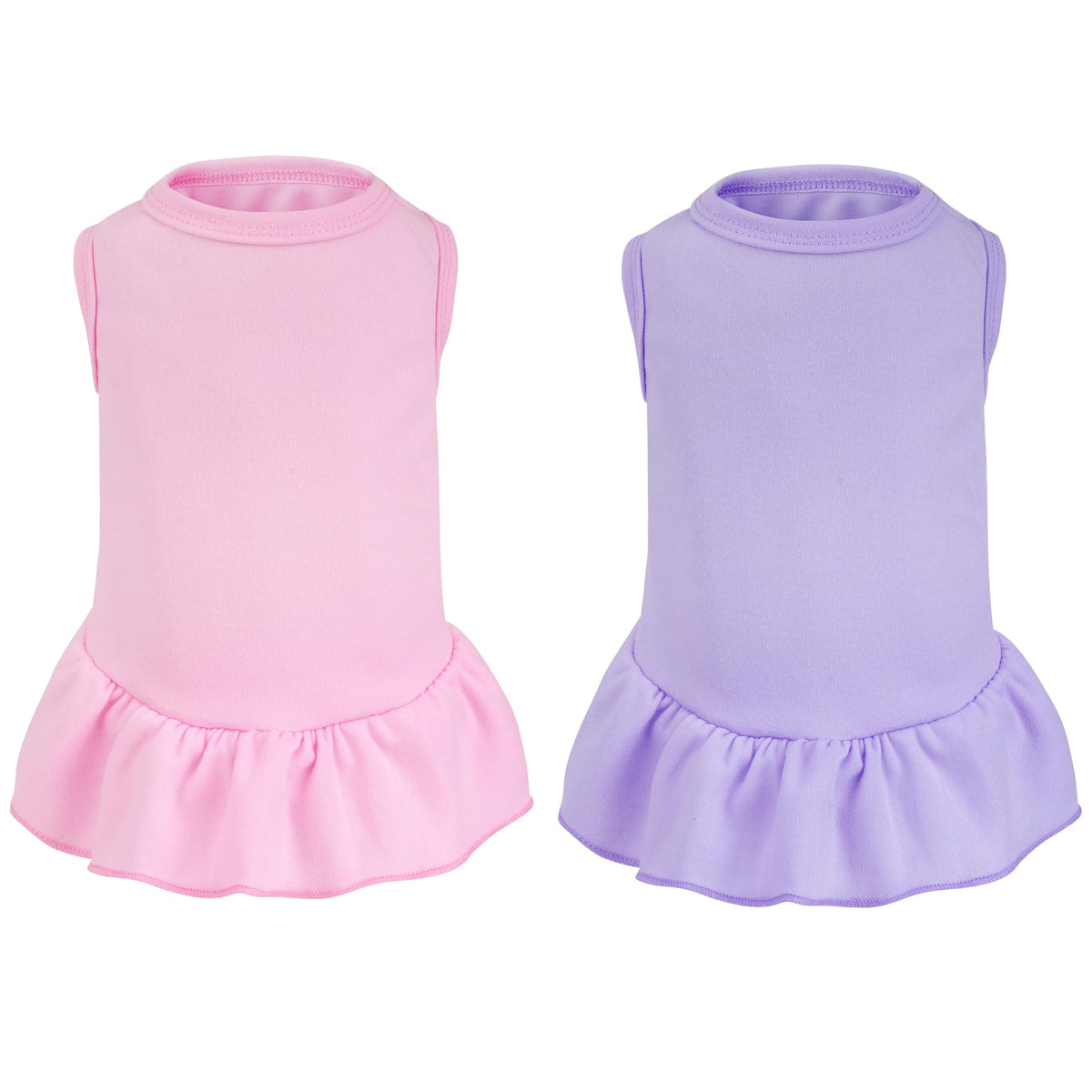 Vestido sin mangas rosa para perros CHOYAXO, cómodo y estiloso.