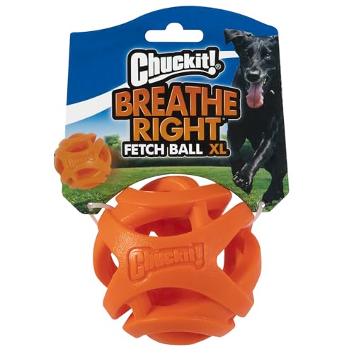 Balle Chuckit! Air Fetch flottante, parfaite pour jeux d'eau et natation.