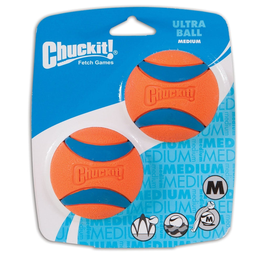 Chuckit! Bola naranja flotante facilita juego acuático para perros medianos