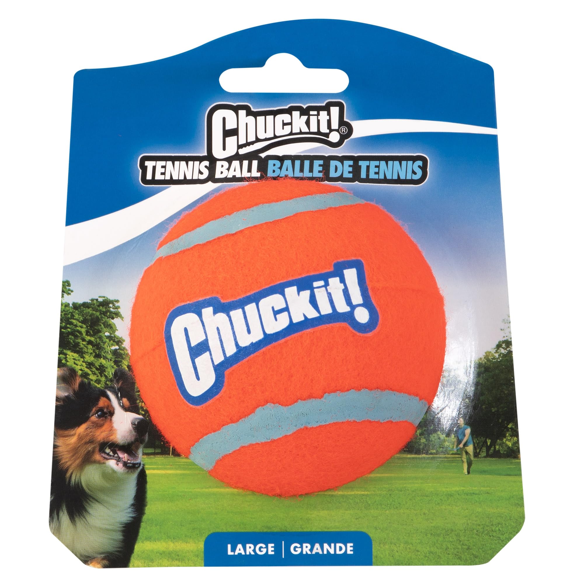 Chuckit! bola de tenis para perros con diámetro de 3 pulgadas, ideal para juego de traer