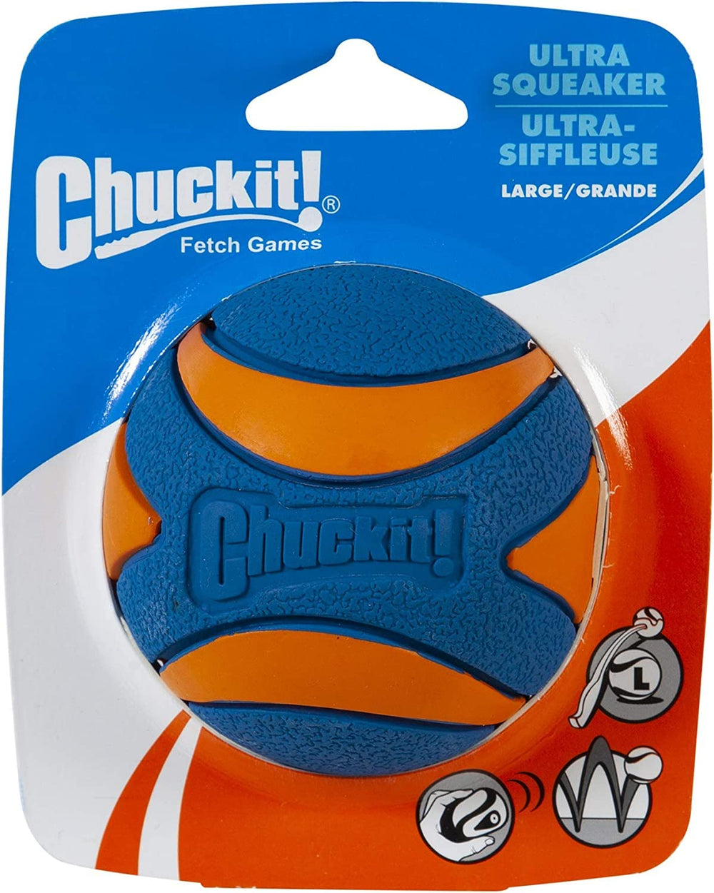 Bola Chuckit Ultra para perros activos con interacción constante al exterior.