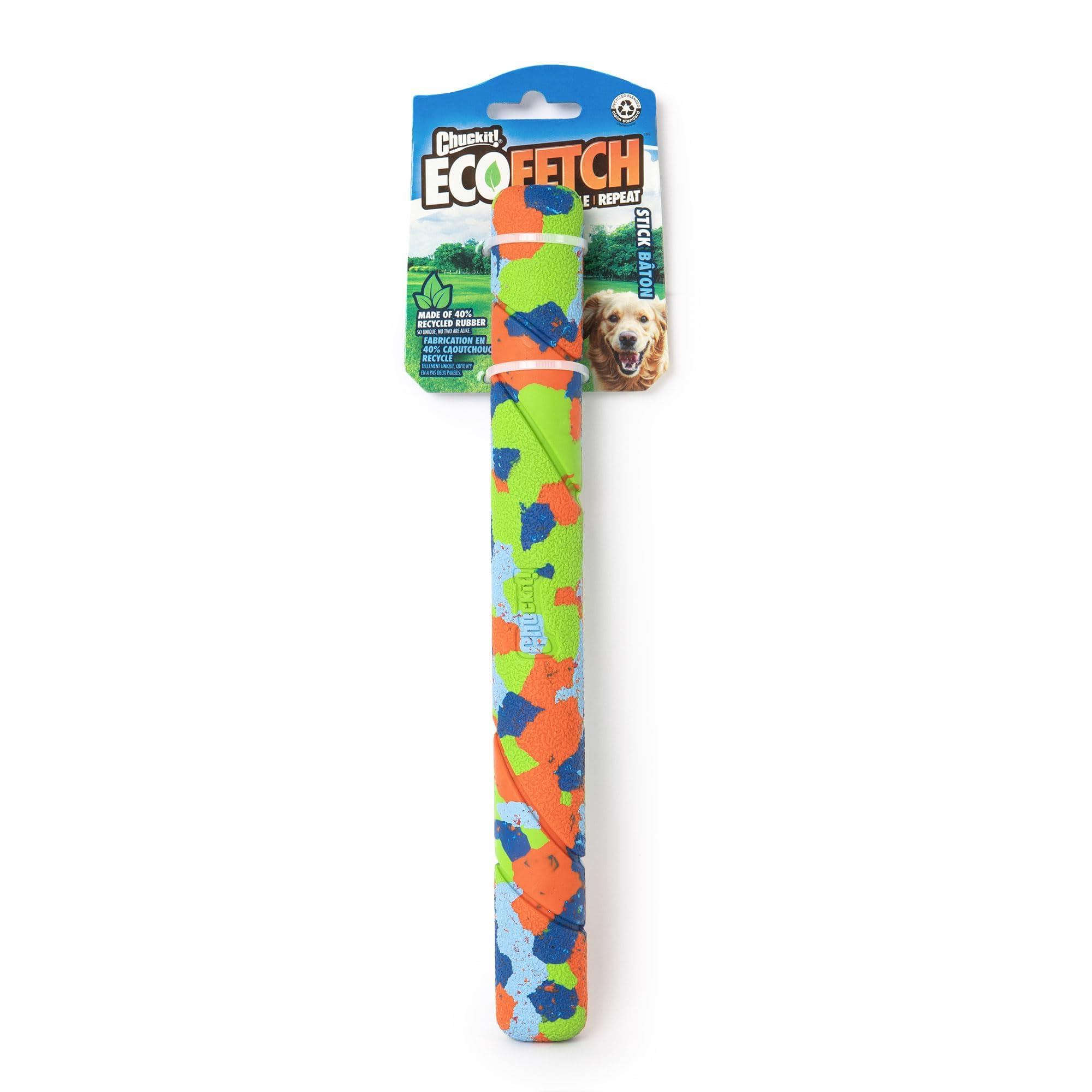 Chuckit EcoFetch Stick, juego al aire libre para perros de todas las razas.