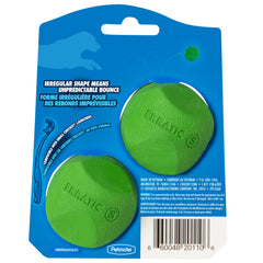 Chuckit! bola de goma natural suave para masticación y juego seguro.