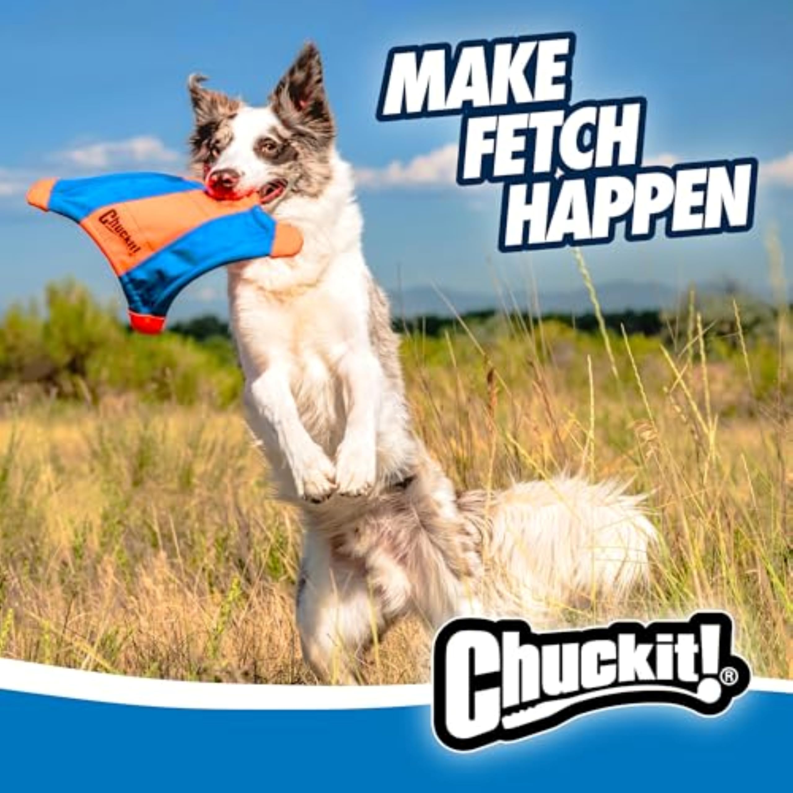 Chuckit! Flying Squirrel para juego al aire libre con supervisión.
