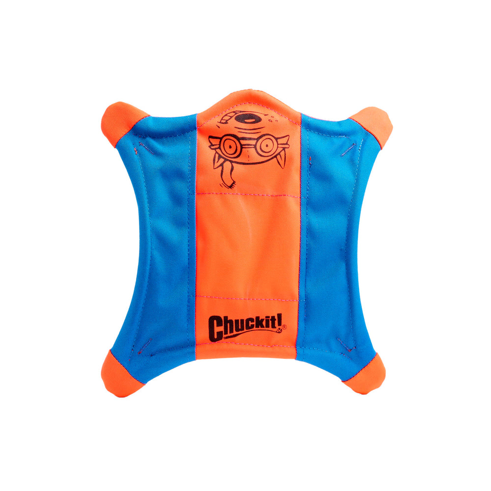 Chuckit Flying Squirrel, juguete flotante para agua para perros grandes.
