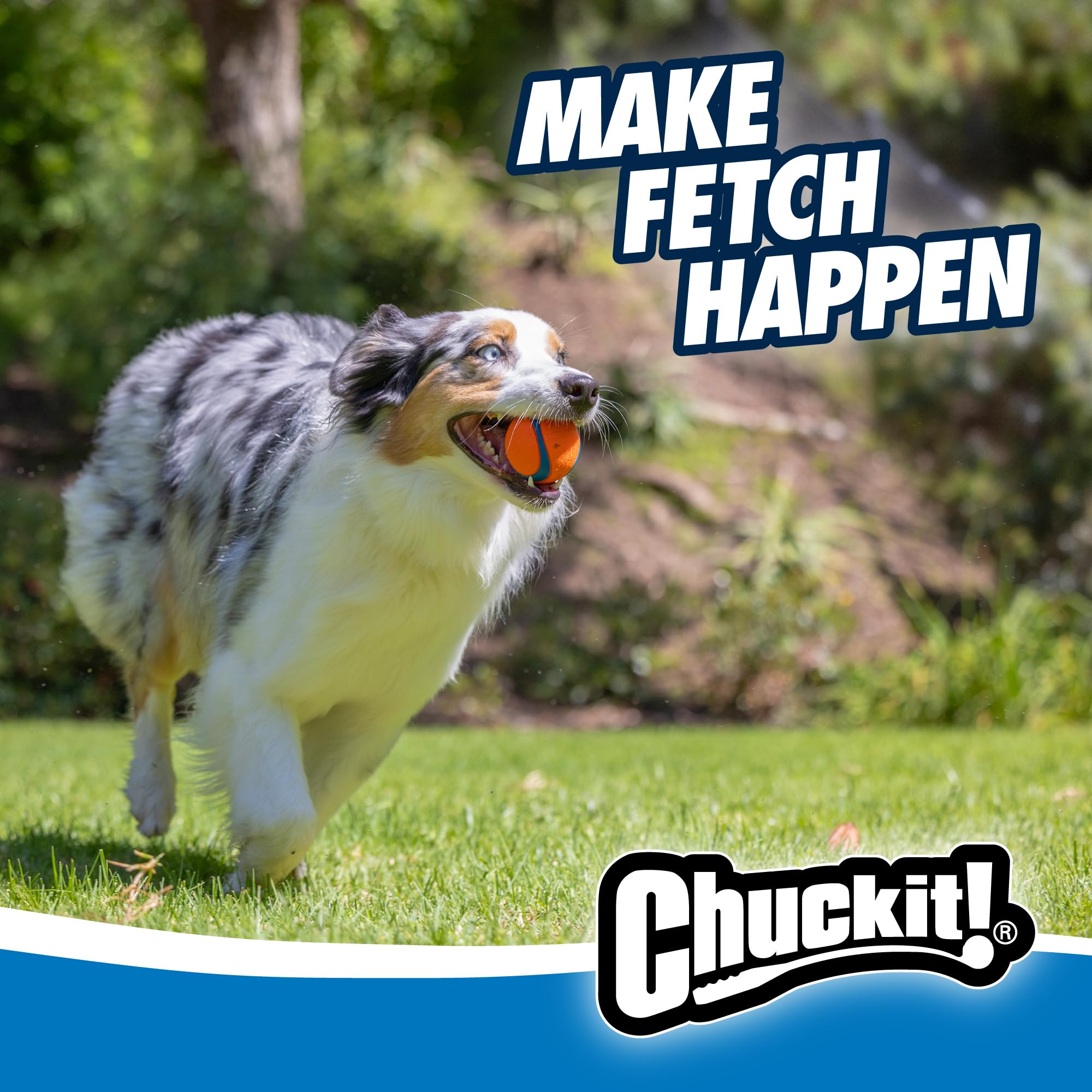 Chuckit Gen 1 Fetch Medley: bola compatible con lanzadores para juegos coordinados.