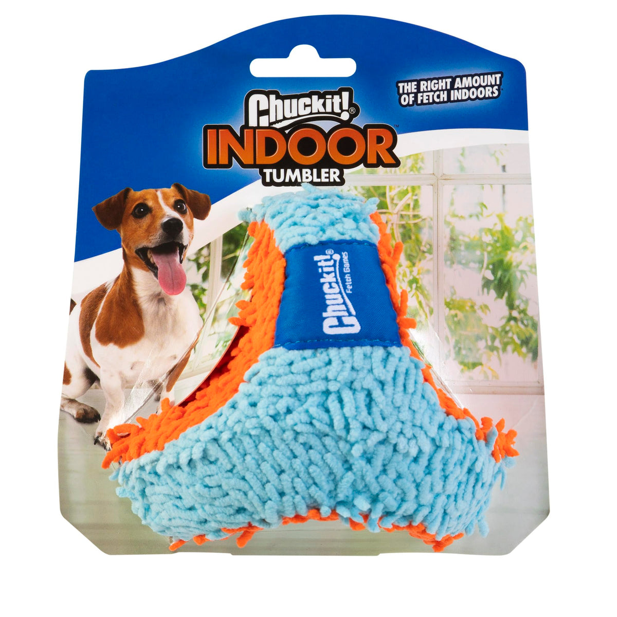 Chuckit! Juguete giratorio para interior de perros, ideal para juego en casa.