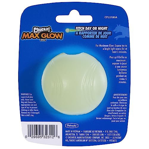 Pelota Chuckit! se recarga en 5 minutos para diversión nocturna.