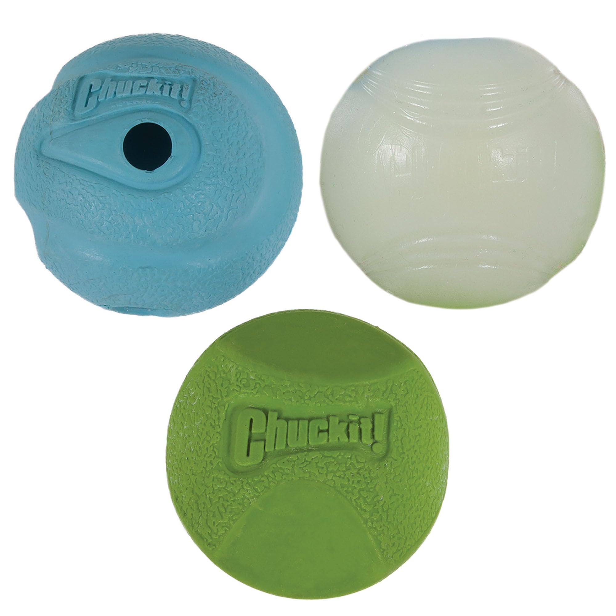 Chuckit! Pelota errática para juego interactivo y estimulante.