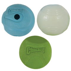 Chuckit! Pelota errática para juego interactivo y estimulante.