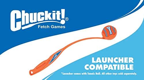 Chuckit! Pelota tenis colores naranja y azul, fácil localización durante el juego.