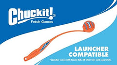 Chuckit! Pelota tenis colores naranja y azul, fácil localización durante el juego.