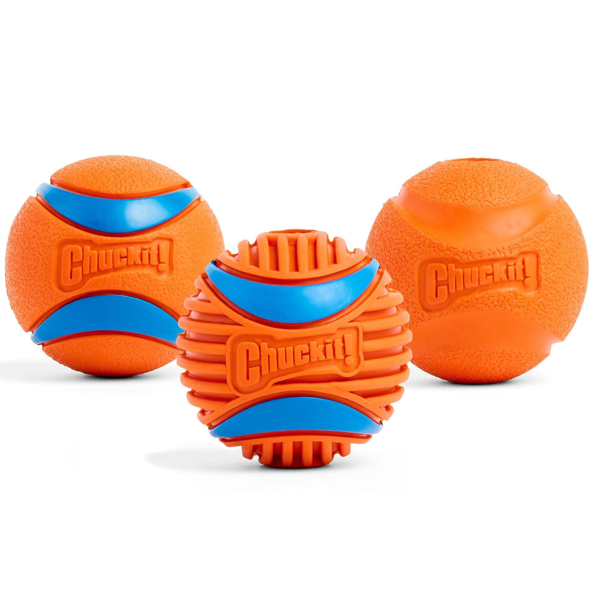 Chuckit! Set de tres pelotas - colores vibrantes para interacción y aventura