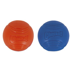 Chuckit Strato Ball balón naranja de alta visibilidad para localizarlo fácilmente.