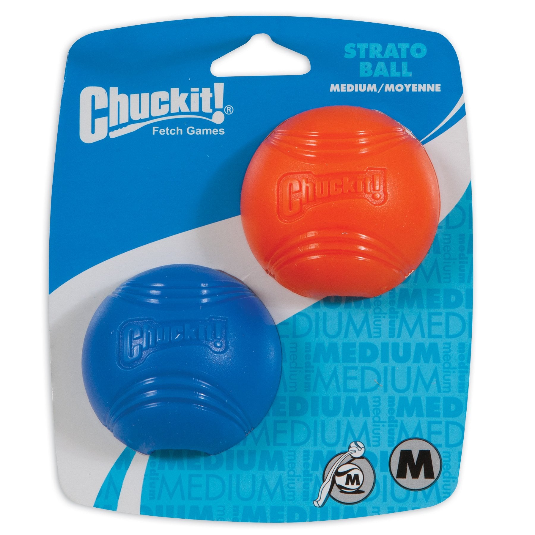 Chuckit Strato Ball balón con rebote alto para traer al aire libre.